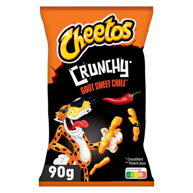 Biscuits apéritifs Crunchy Saveur Sweet Chili - CHEETOS - 90g