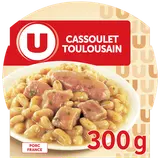 Plat cuisiné Cassoulet toulousain barquette micro-ondable de 300g