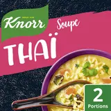 Soupe déshydratée Thaï Nouilles & Champignons KNORR 2 portions