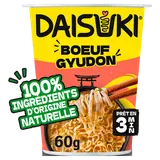 Nouilles instantanées saveur boeuf gyudon DAISUKI, 60 g