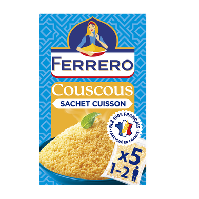 Couscous moyen blé Français FERRERO - sachets 5x100g