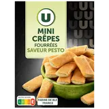 Biscuit apéritif Mini crêpes fourrées saveur pesto 65g