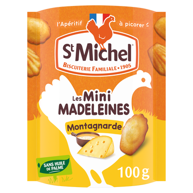 Gâteau apéritif Mini Madeleine Montagnarde - ST MICHEL - 100g