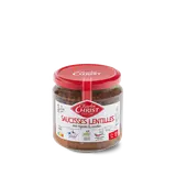 Saucisses lentilles CHARLES CHRIST 44,6cl 410g