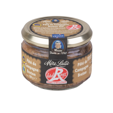 Pâté campagne breton IGP label rouge MERE LALIE 180g