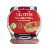 Rillettes de sardines à la tomate LES MOUETTES D'ARVOR, 125g