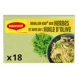 Bouillon cubes Huile d'olive et herbes MAGGI - 180G