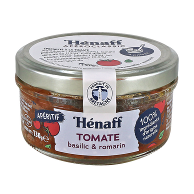 Spécialité à la tomate, basilic et romarin HENAFF 130g