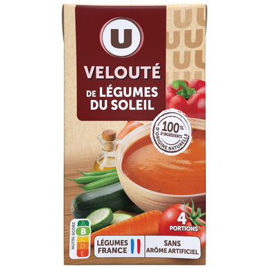 Soupe Velouté de légumes du soleil brique 1 litre