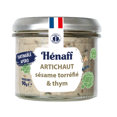 Spécialité à l'artichaut, sésame et thym HENAFF 90g