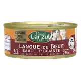 Langue de boeuf piquante MAISON LARZUL, boîte de 274g