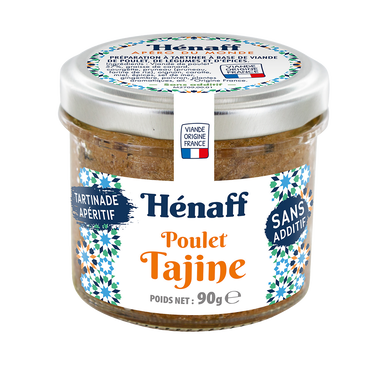 Tartinade poulet tajine HENAFF 90g