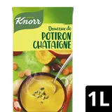 Soupe douceur de potiron châtaigne KNORR & LA POTAGERE, Brique 1L