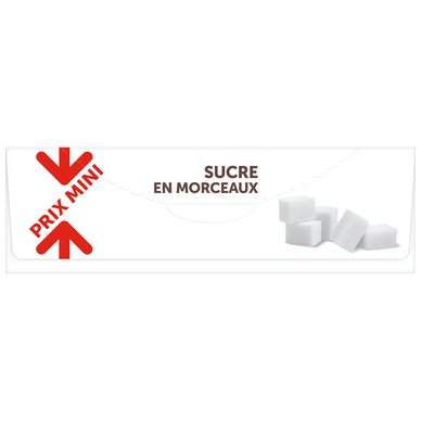 Sucre blanc en morceaux n° 4 PRIX MINI boîte 1kg