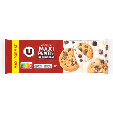 Cookies premium maxi pépites de chocolats  paquet de 276g