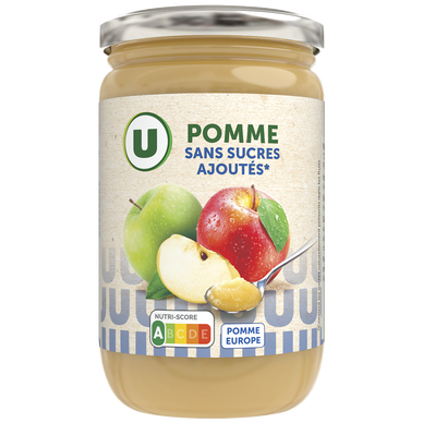 Purée de pomme sans sucres ajoutés  bocal de 680g
