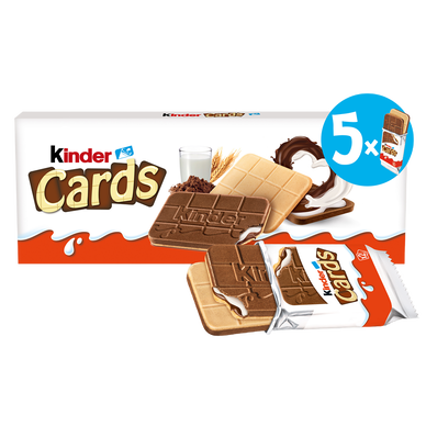 Gâteau KINDER cards T5, 128g