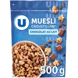 Céréales Muesli croustillant au chocolat au lait U 500g