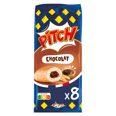 Brioches fourrées au chocolat PITCH x8 - 300g