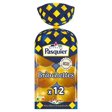 Briochettes BRIOCHE PASQUIER - x12 - 480g