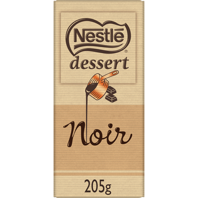 Chocolat noir pâtissier NESTLE DESSERT - Tablette 205g