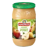 Dessert fruitier pomme et poire ANDROS, bocal de 750g