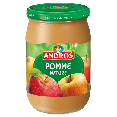 Dessert pomme nature ANDROS, bocal de 660g