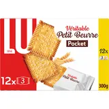 Biscuits Véritable Petit Beurre Pocket LU, paquet de 300g
