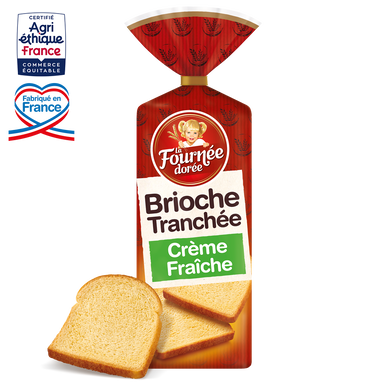 Brioche tranchée crème fraîche LA FOURNEE DOREE 500G