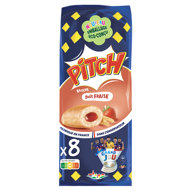 Brioche PITCH fourrée à la fraise x8 à décongeler Pasquier 300g EXPSTD