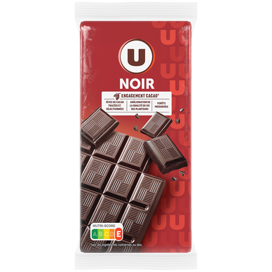 Chocolat noir supérieur  3 Tablettes de 100g