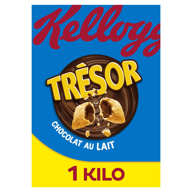 Céréales Trésor KELLOGG'S Chocolat au Lait - 1Kg