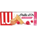 Gaufrettes croustillantes à la framboise, Paille D'Or, LU, 4 sachets individuels, 170g