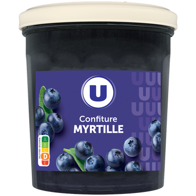 Confiture de myrtilles 370g