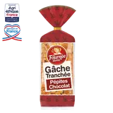 Gâche tranchée aux pépites de chocolat LA FOURNEE DOREE, 500g