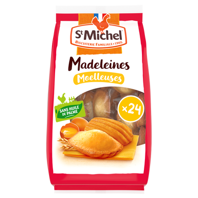 Madeleines natures - ST MICHEL - x24 - 600g