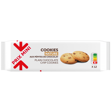 Cookies nature pépites chocolat PRIX MINI - 200g