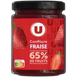 Confiture fraise 65% de fruits, 320g
