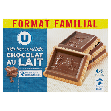 Petit Beurre tablette chocolat lait, 300g
