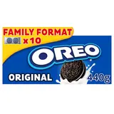 Biscuits au cacao fourrés saveur vanille OREO Original - 40 biscuits,440g