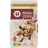 Céréales Muesli chocolat & amandes, 400g