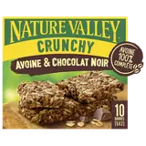 Barres céréales Crunchy avoine & chocolat NATURE VALLEY 5x42g