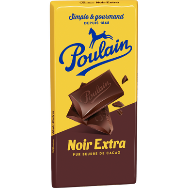 Tablette Chocolat Noir Extra POULAIN - 200g