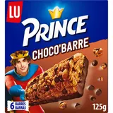 Biscuits Prince Choco'Barre, LU, paquet 125g