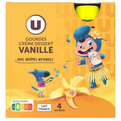 Crème dessert vanille  4x85g