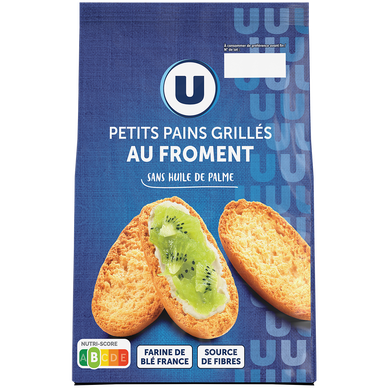 Petits pains grillés au froment  225g