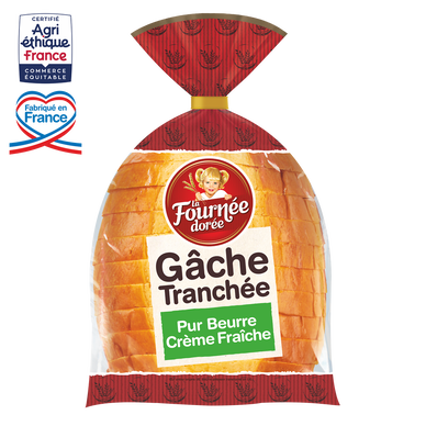 Gâche des gourmands tranchée LA FOURNEE DOREE 450g