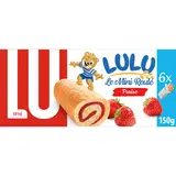 Gâteaux fourrés à la fraise mini roulés LU - Paquet de 150g