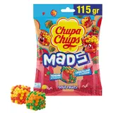 Sucettes au goût fruits CHUPA CHUPS Mads, sachet 115g
