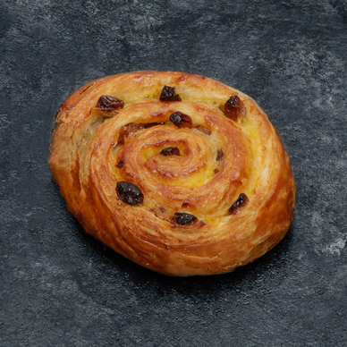 Pain aux raisins pur beurre  2 pièces